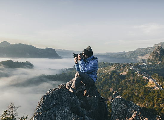 Fotógrafo en la naturaleza